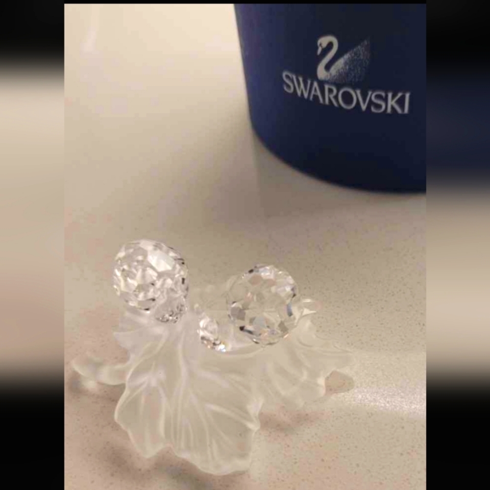 2 for $250 - Swarovski RETIRED Baby Snails on Leaf - 268196